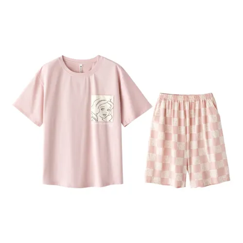 WOLFSFUL Pajama Set Women's Pink