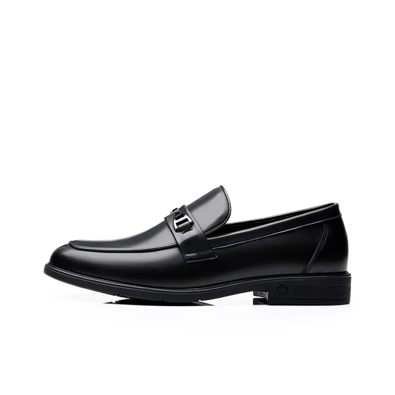 Beidouniao Dress Shoes Men's Black-0