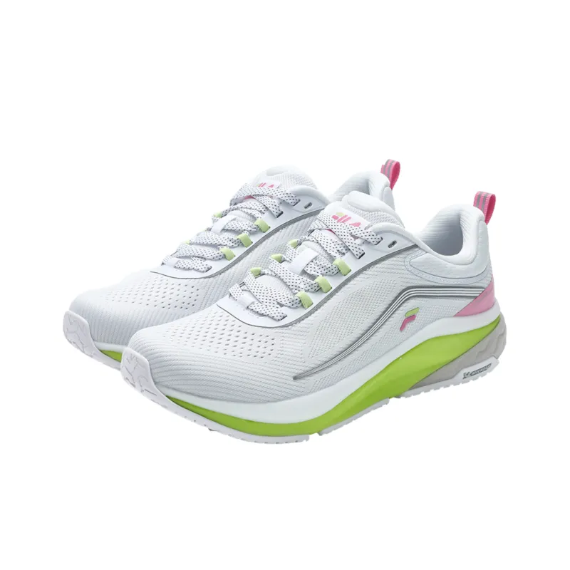 FILA SPD PANTHER 2 Breathable Low Top Casual Running Shoes Women's White-2