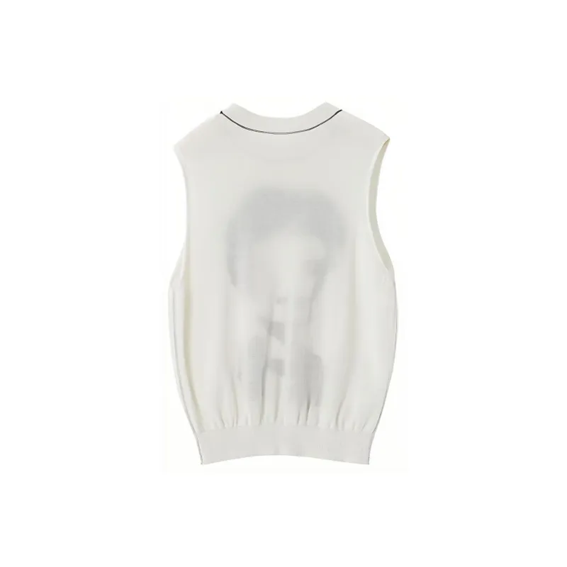 SOON FLOWER Tank Top Women's White-1