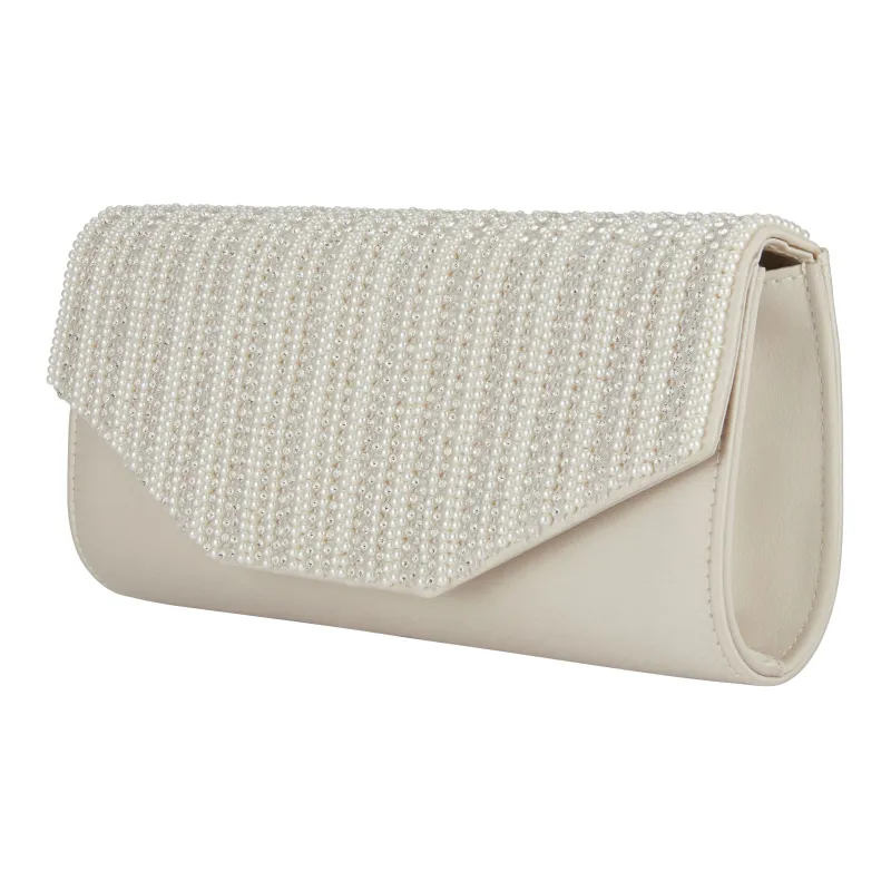 RiotLILY Fabric Clutch Women's White-2