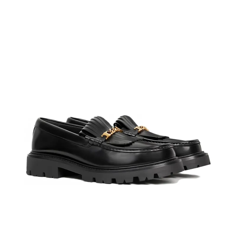 CELINE Loafers Women's Black-2