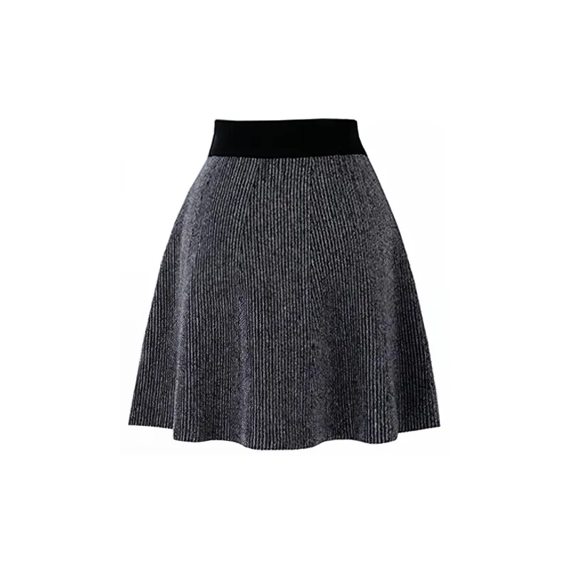 SOON FLOWER Casual Short Skirts Women's Black-1