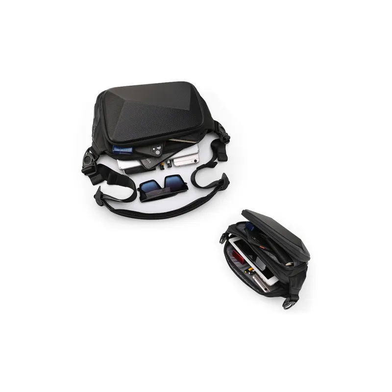 FENRUIEN PC+ABS Fanny Pack Regular Men's Black-1