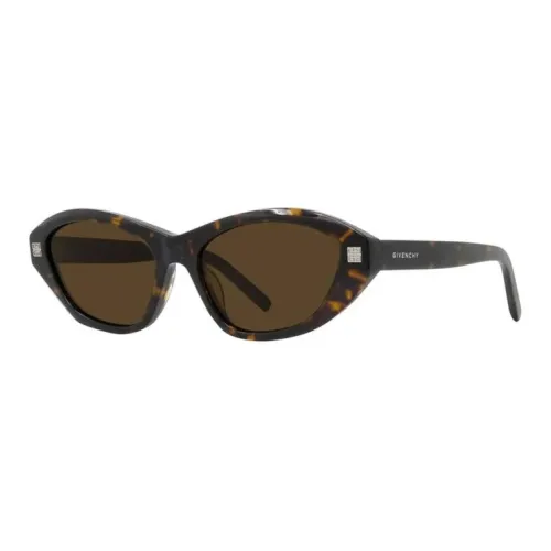 GIVENCHY - Irregular Shape Sunglasses Women's Tortoiseshell