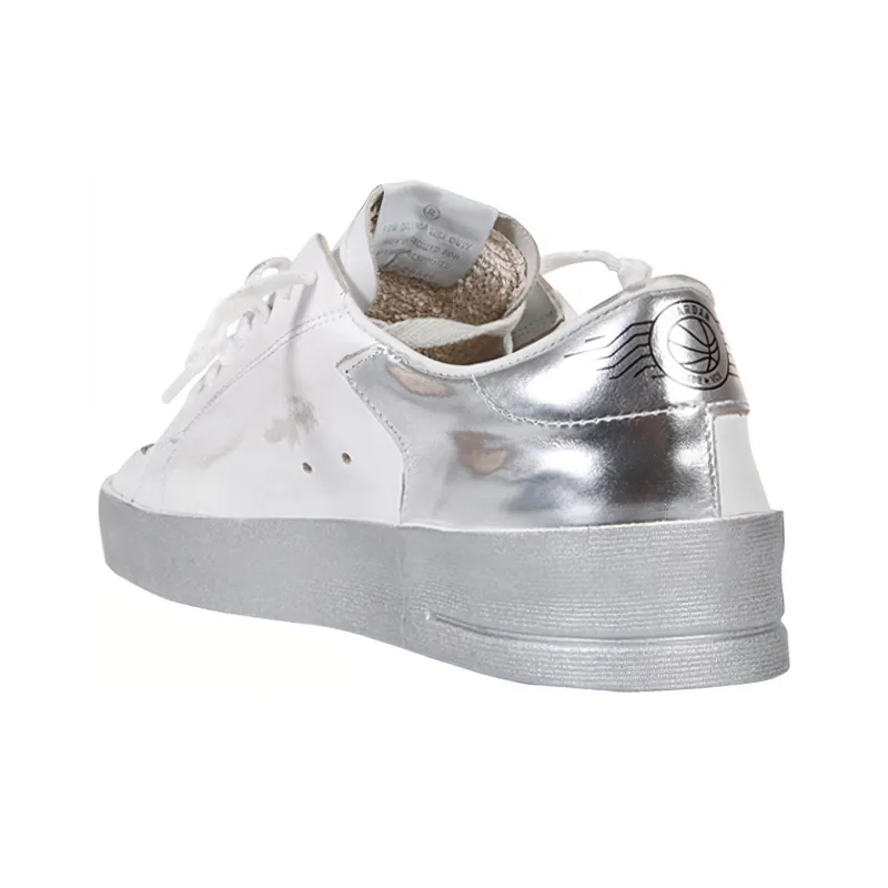 Golden Goose Stardan White Silver tone Women's-3