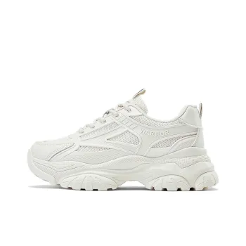 Warrior Low Top Chunky Sneakers Women's Beige