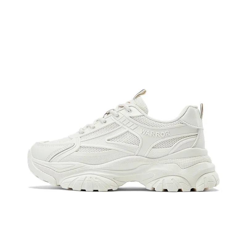 Warrior Low Top Chunky Sneakers Women's Beige-0