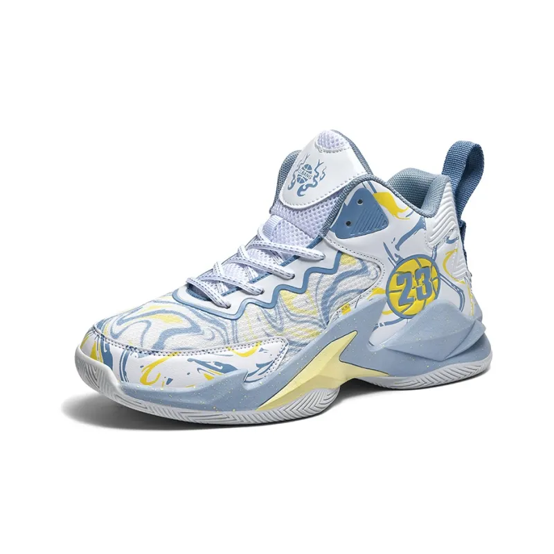 GQWE Slip-Resistant Breathable Mid-Top Basketball Shoes Unisex-4