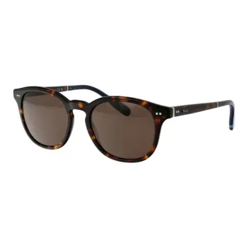 Polo Ralph Lauren Acetate Irregular Shape Sunglasses Men's Tortoiseshell