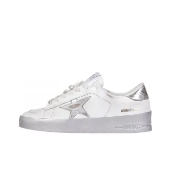 Golden Goose Stardan White Silver tone Women's