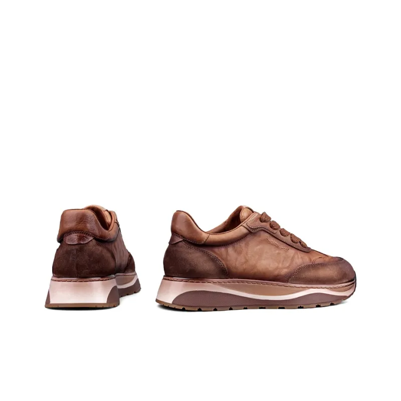 LOHAN·SIR Cushioning Breathable Lightweight Height Increasing Low Top Casual Shoes Men's-5