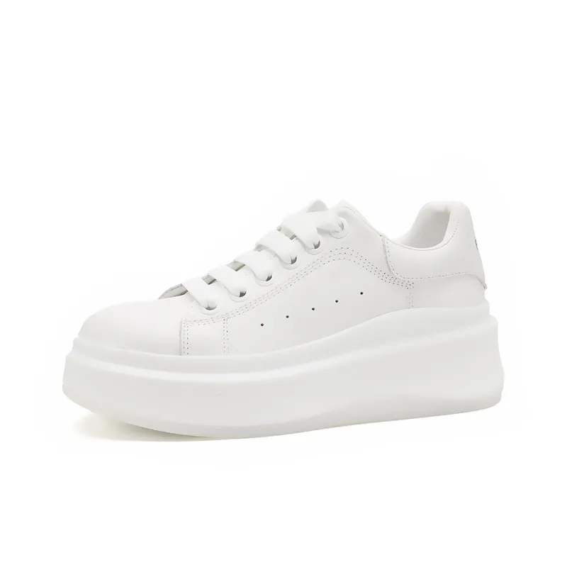 D FUSE SCANDINAVIA Skateboard Shoes Women's Low Top White-0