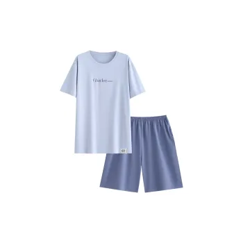 Follow The United States Pajama Set Men's Morning Mist Blue