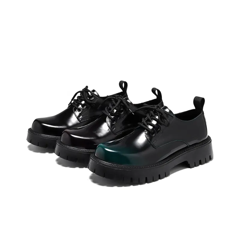 Beidouniao Men's Casual Shoes Men Low Top Green/Black-10