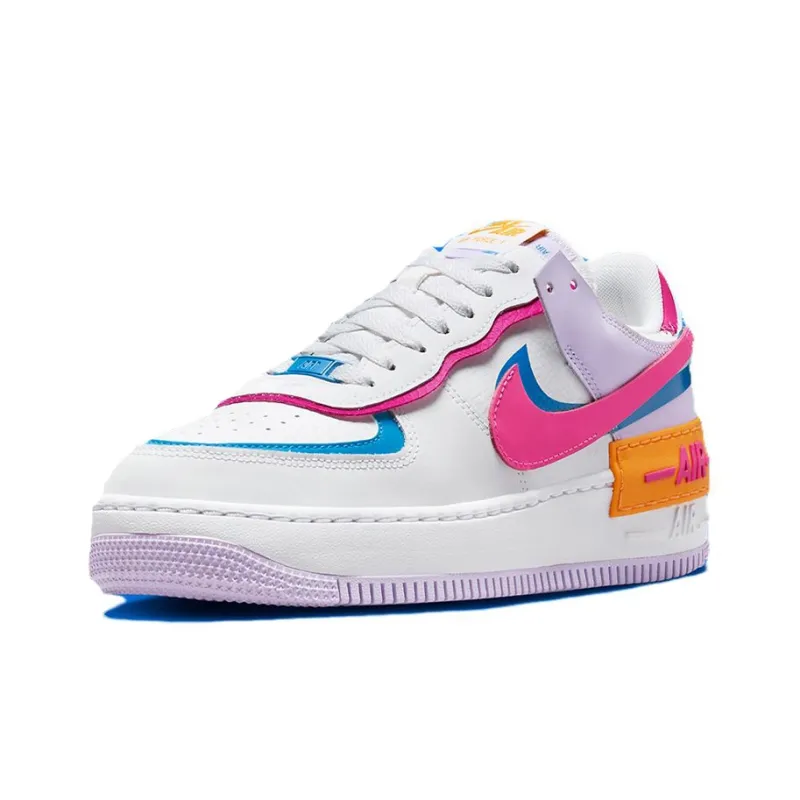 Nike Air Force 1 Shadow White Photo Blue Lilac Bloom Alchemy Pink Women's-1