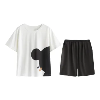WOLFSFUL Pajama Set Men's White