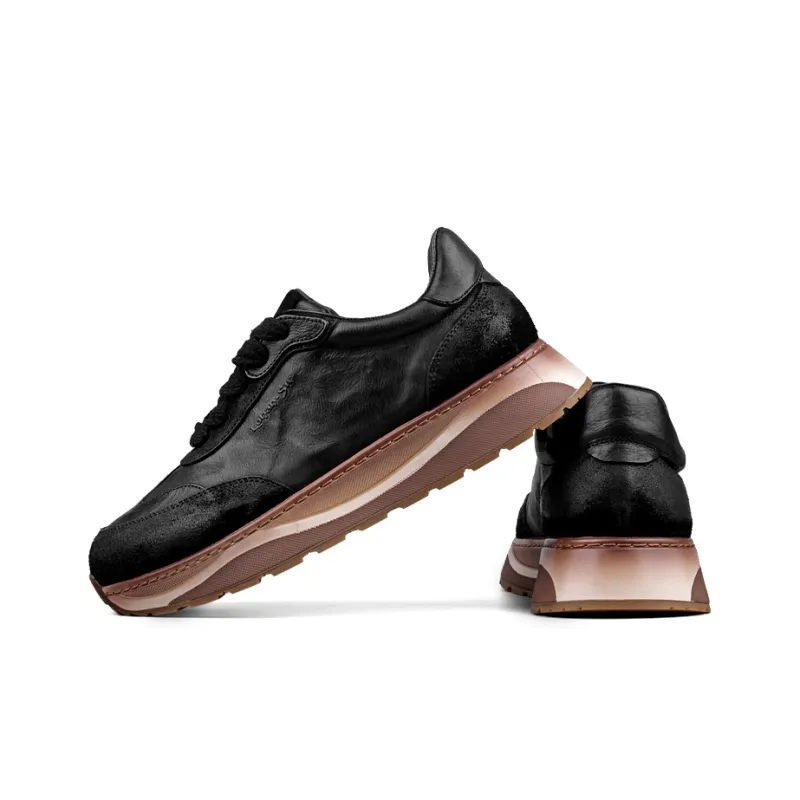 LOHAN·SIR Cushioning Breathable Lightweight Height Increasing Low Top Casual Shoes Men's-8