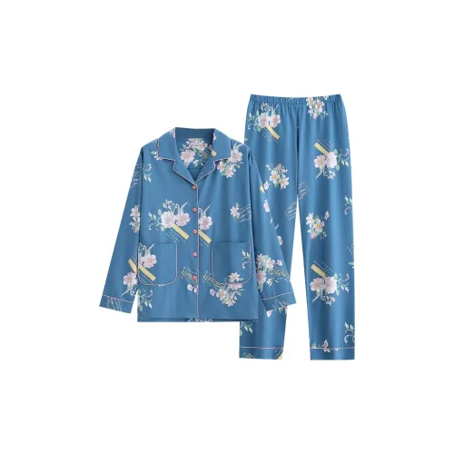 Follow The United States Pajama Set Women's Blue
