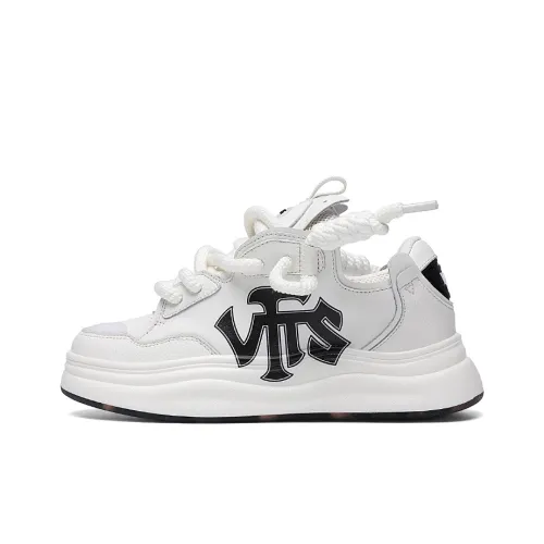 VFTS Skateboard Shoes Unisex Low-Top Off White