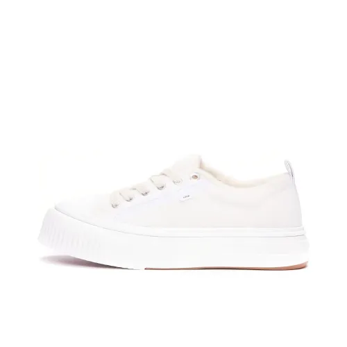 AMIPARIS Skateboard Shoes Men Low-Top White