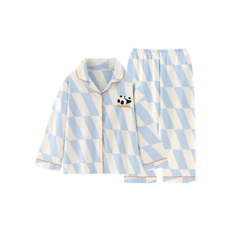 Beast's Secret Pajama Set Women's Light Blue-0