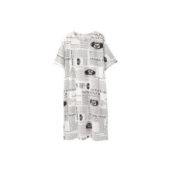 Aannsfam Nightgown Women's Crescent White