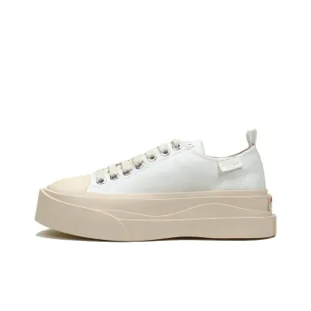 MARCHE STUDIOS BASS Low Top Canvas Shoes White