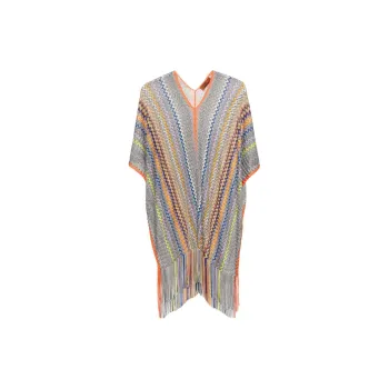 MISSONI Zigzag Fringed Poncho