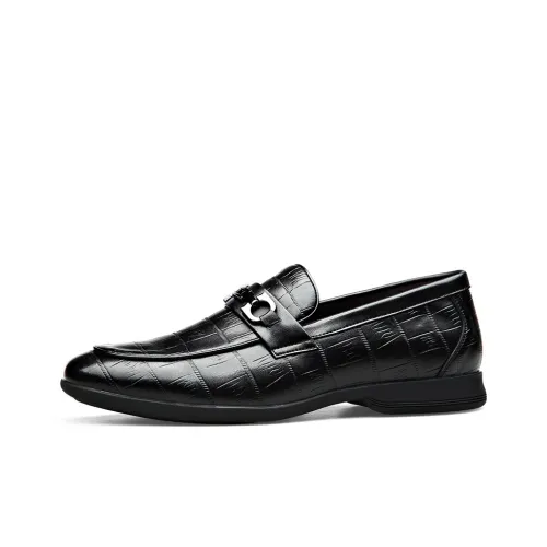 DOUBLE STAR 88 Dress Shoes Men Low-Top Black