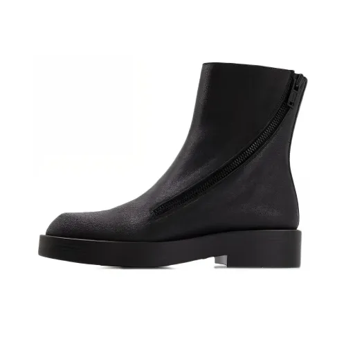 Ann Demeulemeester Zip-up Leather Ankle Boots