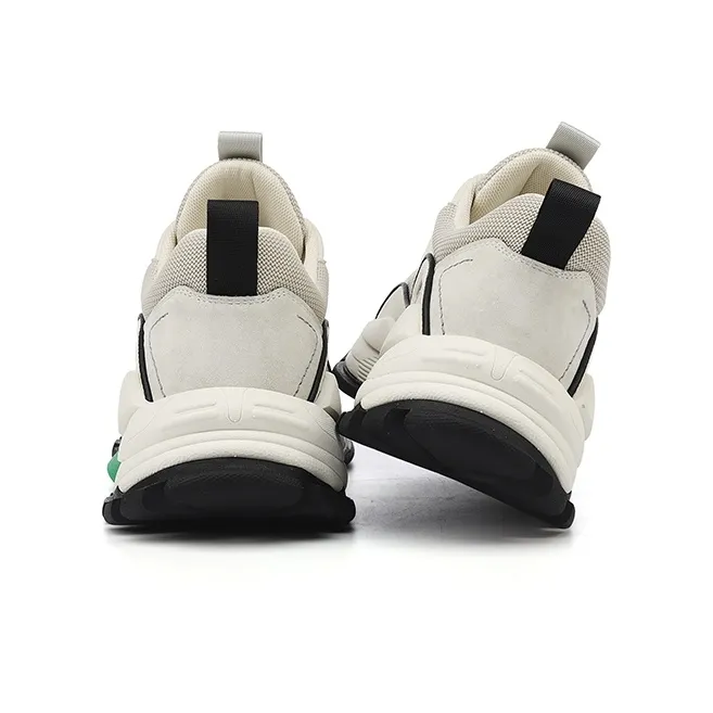 JEEP SPIRIT Cushioning Anti-Slip Wear-Resistant Breathable Height Increasing Low-Top Casual Shoes Men's Light Sandy-5