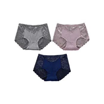 Flowers In Water Underpants Women's 3 Pack
