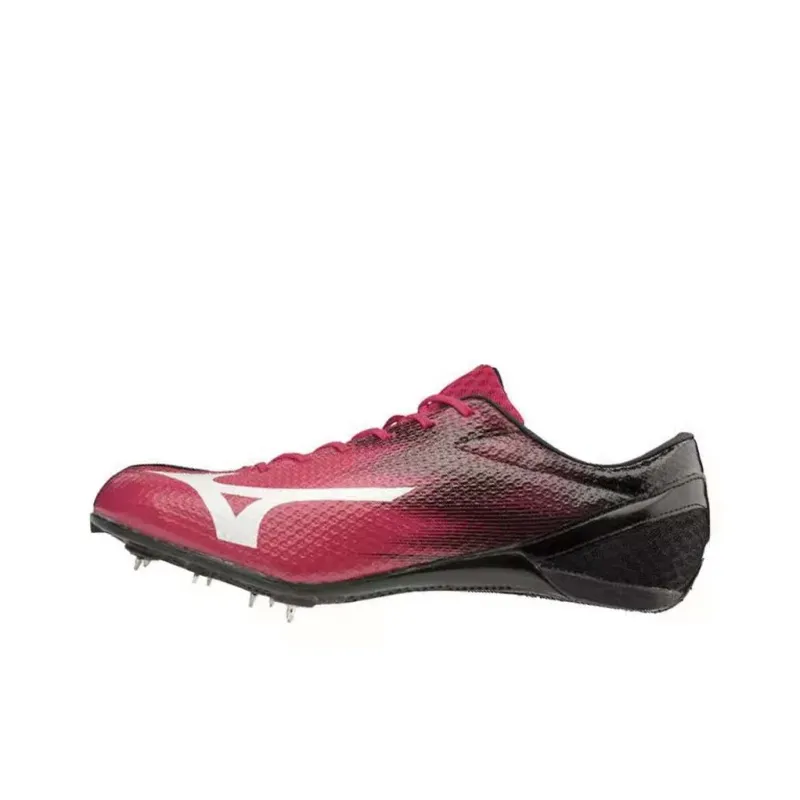 Mizuno Cushioning Wear-Resistant Low-Top Running Shoes Unisex Red Black-0
