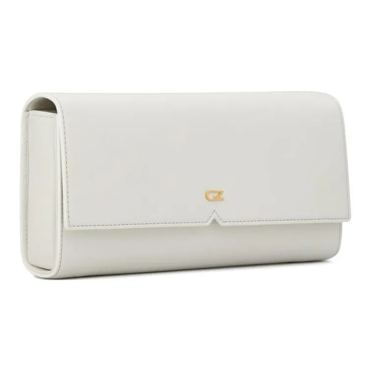 Giuseppe Zanotti/GZ Leather Handheld Shoulder Bag Crossbody Bag Women's White-1