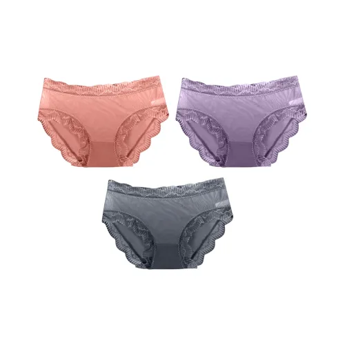 Flowers In Water Underpants Women's 3 Pack
