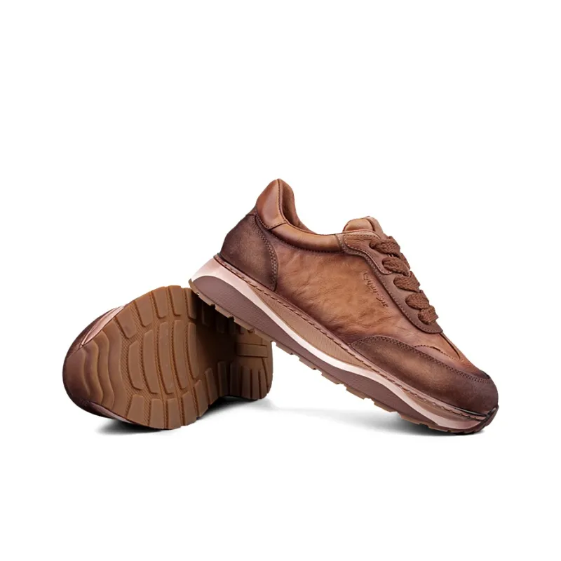LOHAN·SIR Cushioning Breathable Lightweight Height Increasing Low Top Casual Shoes Men's-3