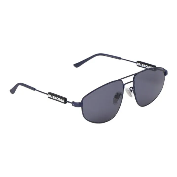 Balenciaga Metal Aviator Sunglasses Men's Black-1