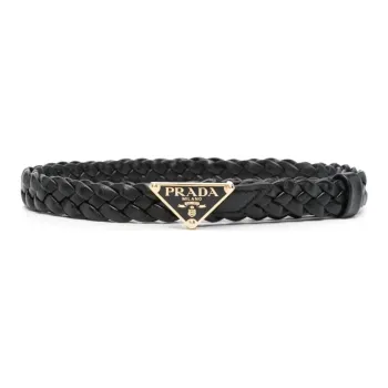 PRADA Braided Leather Belt