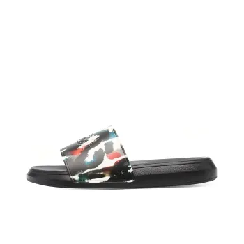 Alexander McQueen Graphic Logo Print Pool Slides