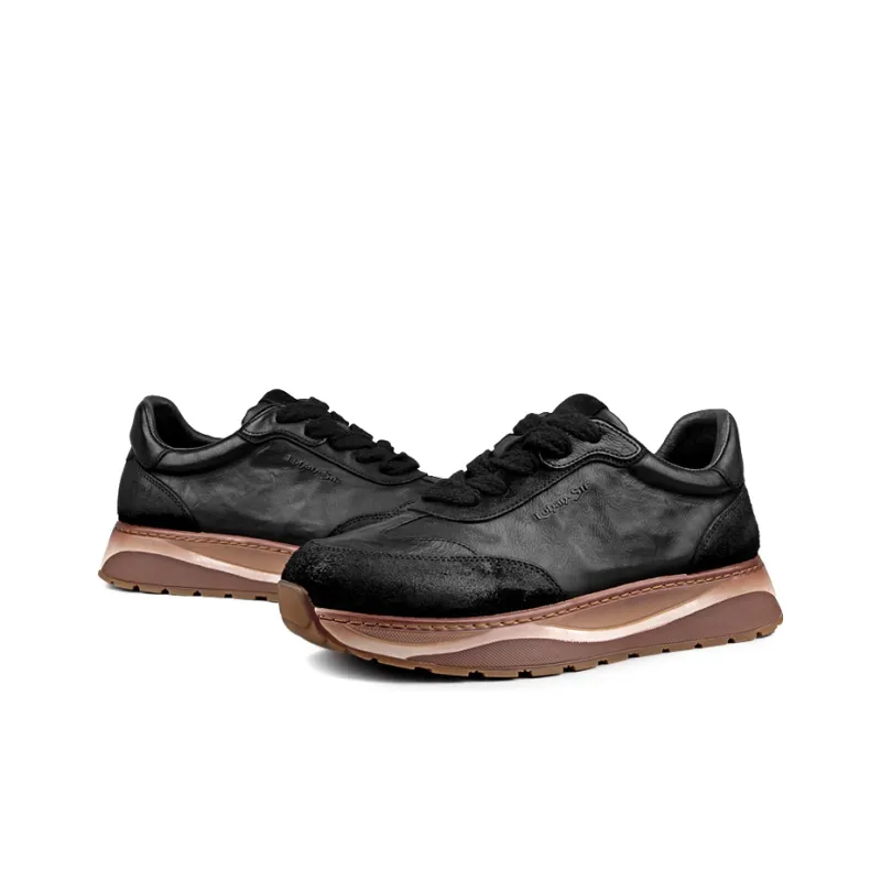 LOHAN·SIR Cushioning Breathable Lightweight Height Increasing Low Top Casual Shoes Men's-10