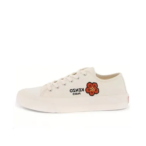 KENZO Skateboard Shoes Women's Low-Top White