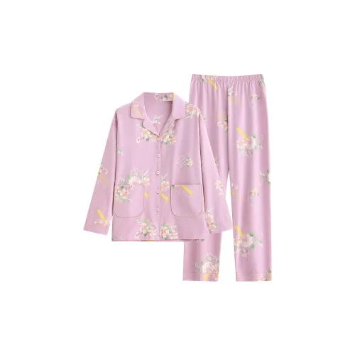 Follow The United States Pajama Set Women's Pink