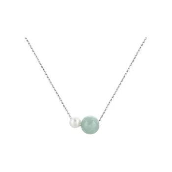 YPYN Bean Type Jadeite Necklaces Women's