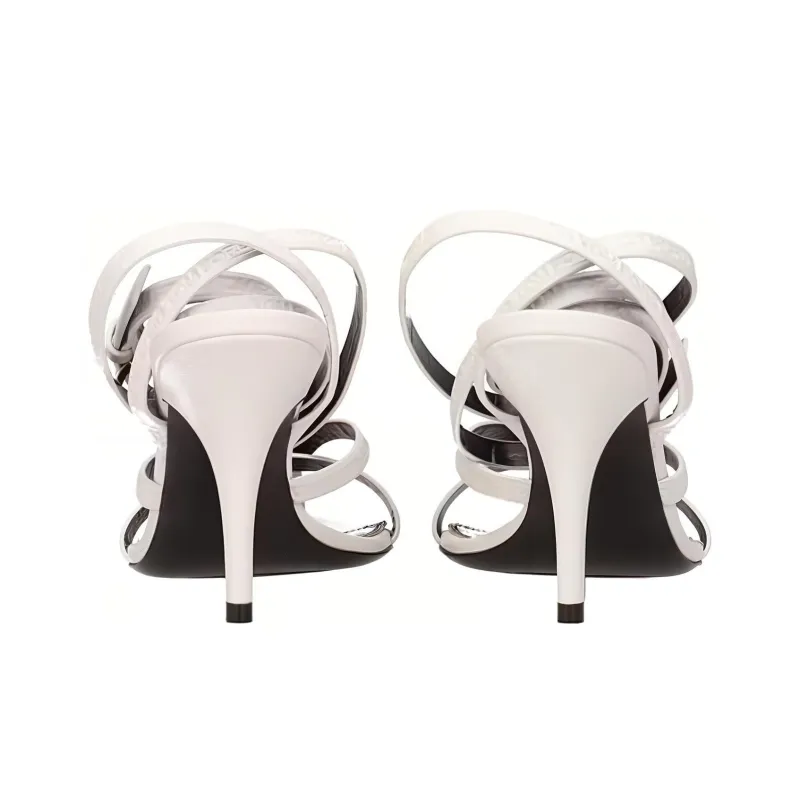 TOM FORD Logo-embossed Heeled Leather Sandals-4