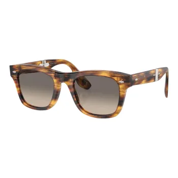 Oliver Peoples Acetate Irregular Shape Sunglasses Unisex Tortoiseshell