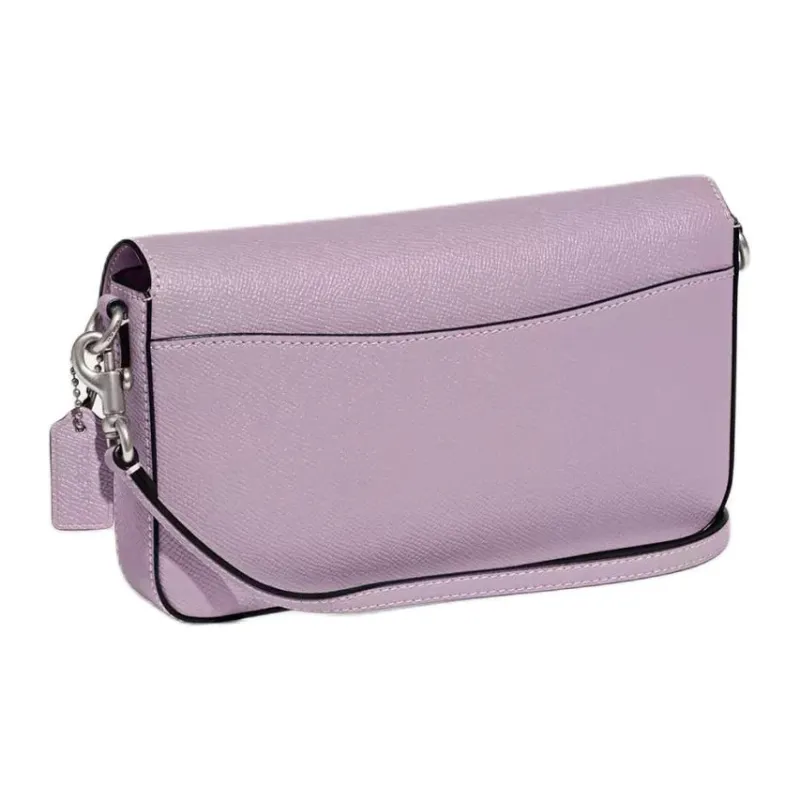 COACH Wyn Grained Leather Envelope Bag Shoulder Bag Crossbody Bag Small Size Women's Light Purple-1