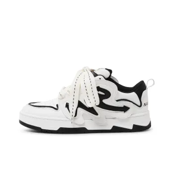 Resistant To Connectivity NAILIAN | Climber Low-Top Skateboard Shoes Unisex White Black