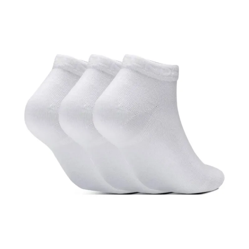 Under Armour Essential Ankle Socks Unisex 3 Pack White-1