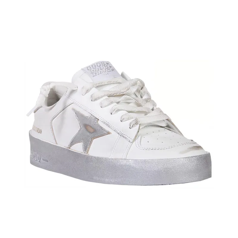 Golden Goose Stardan White Silver tone Women's-2